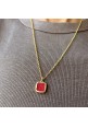 Love Letter Crystal No:1 Kolye Ucu Çift Taraflı